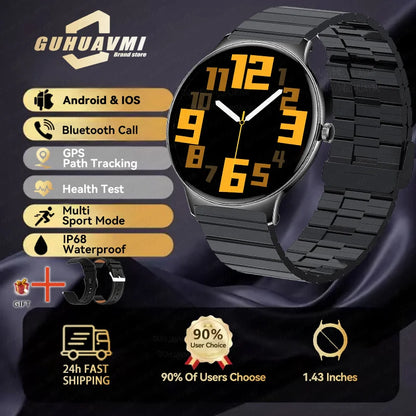 1.43" Full Touch Smartwatch for Women with Bluetooth Calling – Fitness & Sports Watch, Stylish Ladies Gift (2025)