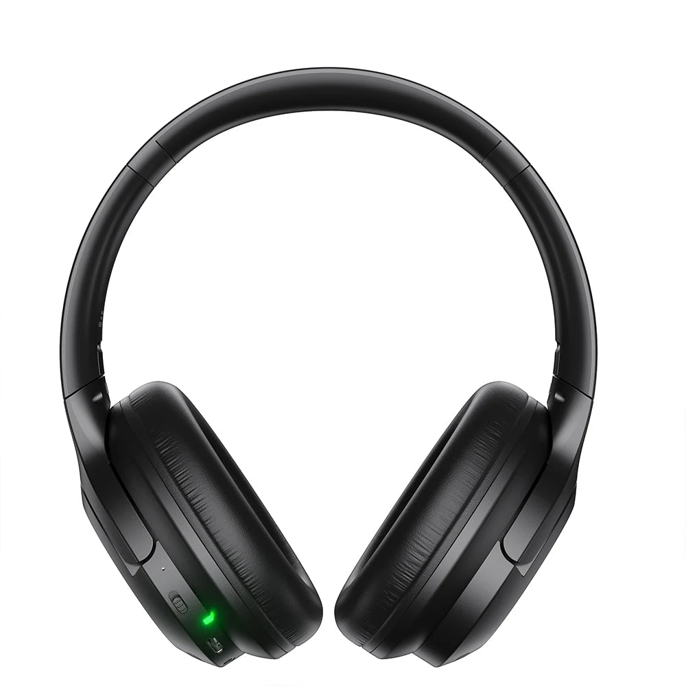 QERE E80 Kabellose Over-Ear-Kopfhörer – Bluetooth 5.3, ANC-Geräuschunterdrückung, Hi-Res Audio, 70 Std. Wiedergabezeit, 40-mm-Treiber