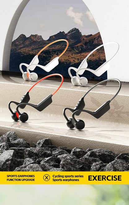 OnePlus Knochenschall Bluetooth Kopfhörer – Kabelloses Open-Ear Headset, Freisprechfunktion, Wasserdichte Sport-Kopfhörer mit Mikrofon