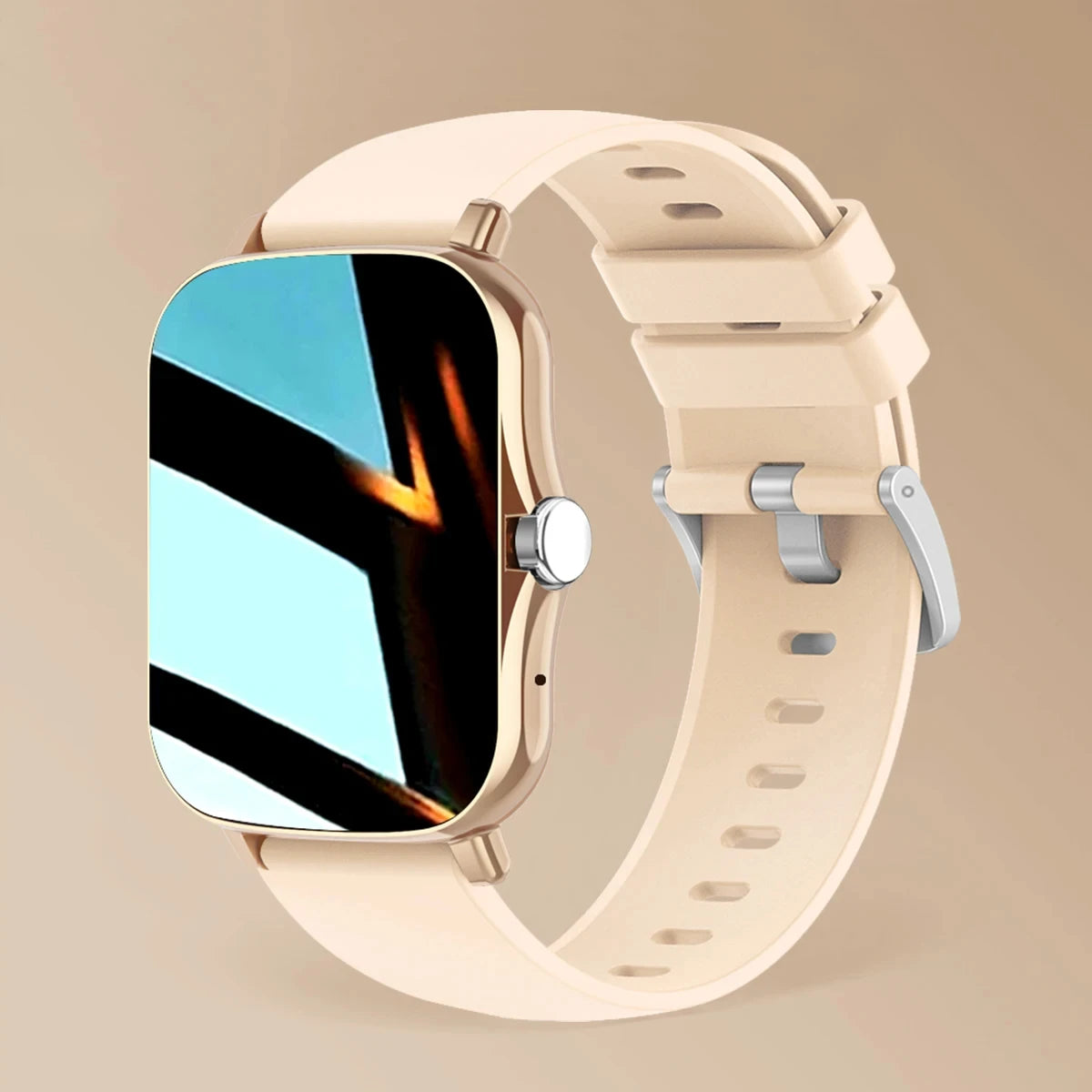 1,83" HD Smartwatch med Bluetooth-opkald og notifikationer – Sportstilstande, musikstyring, til Android og iOS (Unisexgave)
