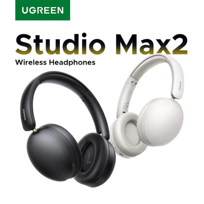 Trådløse Over-Ear Bluetooth-hovedtelefoner – 80 timers spilletid, Hi-Fi stereolyd med mikrofon, Bluetooth 5.4
