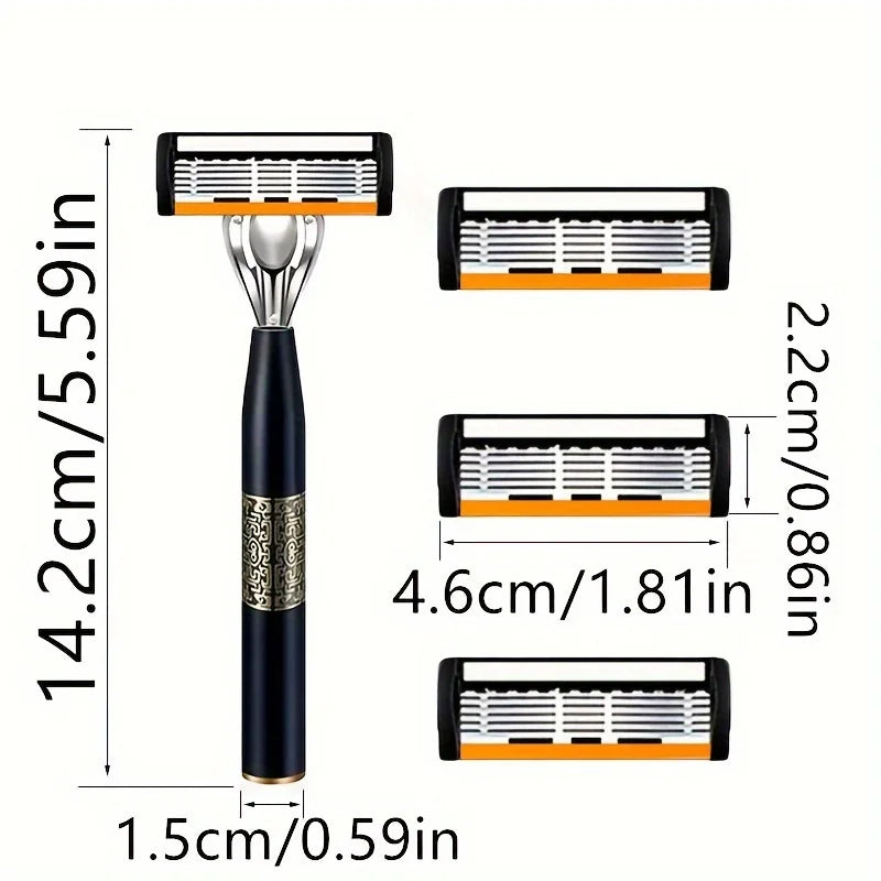 Classic 6-Layer Safety Razor for Men & Women