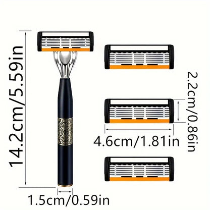 Classic 6-Layer Safety Razor for Men & Women