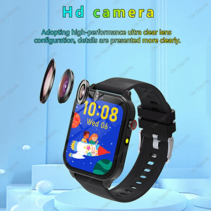 Kinder-Smartwatch mit 1,83"-Display, Kamera und 18 Spielen