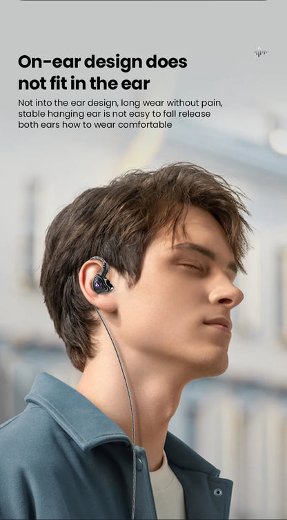 Hochwertige kabelgebundene In-Ear-Kopfhörer mit integriertem Mikrofon – für Telefon & Computer, 2 Farboptionen