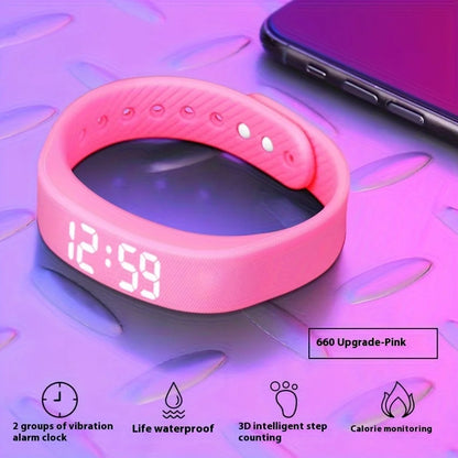 Herren- & Damen-Fitness-Smartwatch – Schrittzähler, Multi-Sport-Modi, Pedometer & stilvolles elektronisches Armband