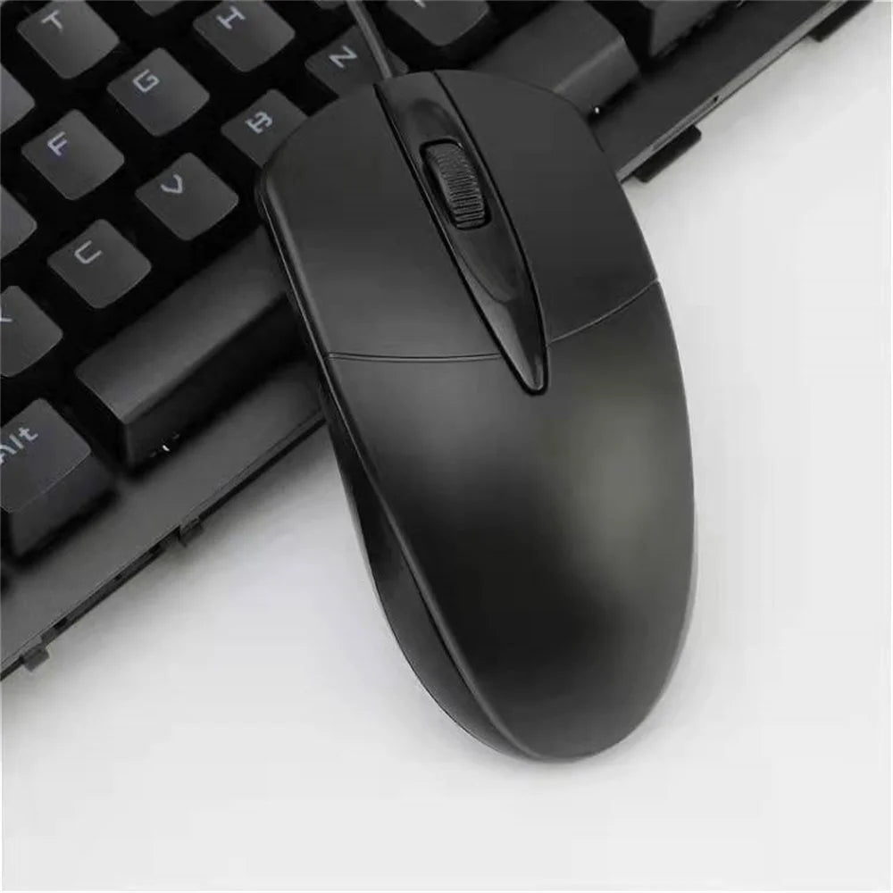 Kabelgebundene optische USB-Maus – 1000 DPI, Plug & Play, Kompaktes Design für Laptop & PC
