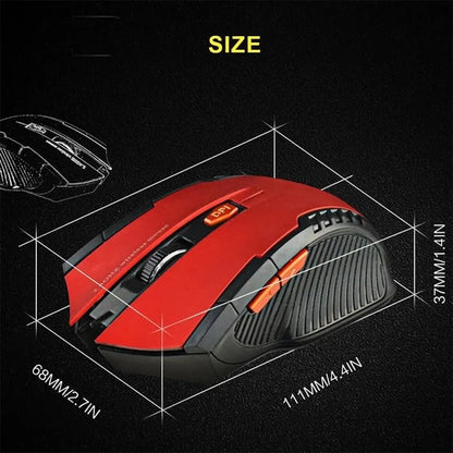 Kabellose Maus 2.4G tragbare optische Maus – Universell für Laptop, PC & Büro