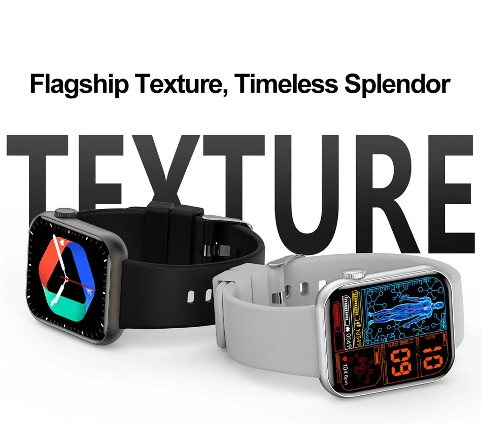 Damen-Smartwatch mit vollständiger Touch-Funktion und Bluetooth-Anruffunktion – Wasserdichter Fitness-Tracker und Sportuhr für Damen