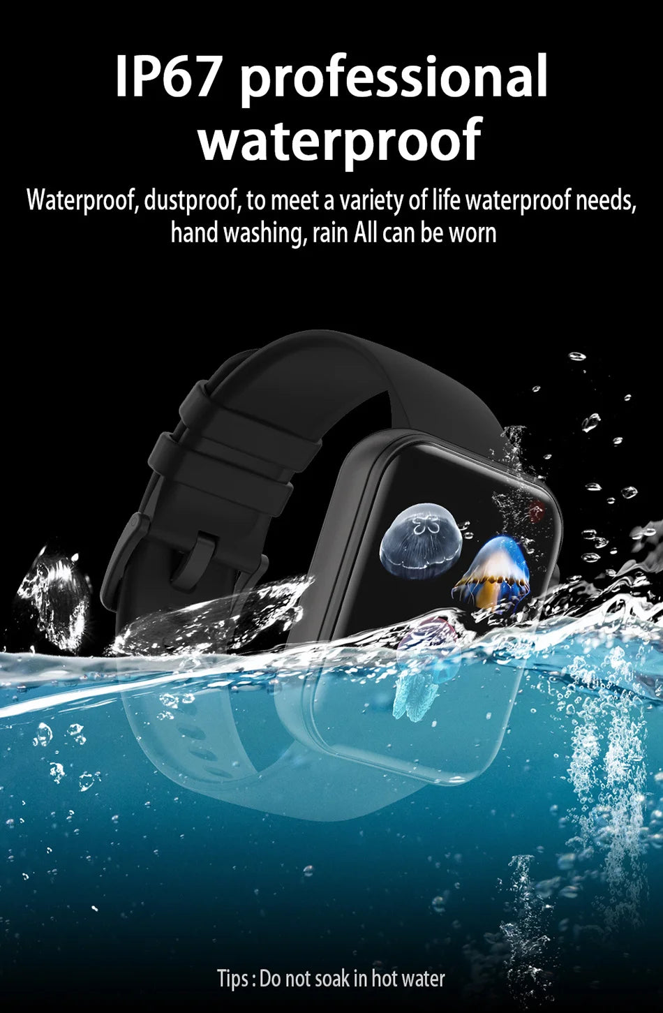 Smartwatch 2025 für Damen und Herren – Kamera, Videoaufzeichnung, Gesundheits- und Fitness-Tracker, wasserdicht, Bluetooth-Anruf