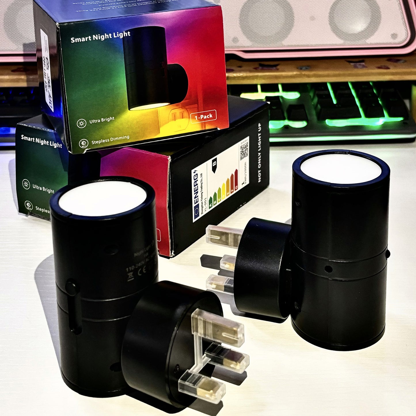 Lysstyring 2-i-1 Sensorstik LED Omgivelseslys