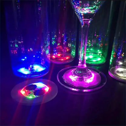 LED-Flaschenlichter und Untersetzer
