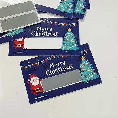 Christmas Scratch Sticker Card
