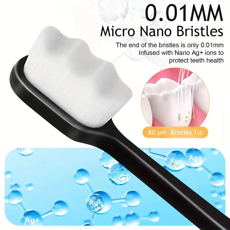 Ultra-Soft Manual Toothbrushes with 20,000 Soft Bristles